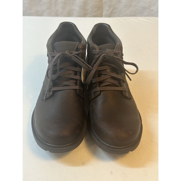 Rockport Waterproof Storm Surge Plain Toe Brown Tan Ankle Boots Men’s Size 8 New main image 16